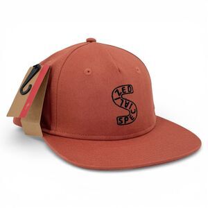 NEW Specialized S-Graphic 5 Panel Pinch Front Snapback Hat Terracotta